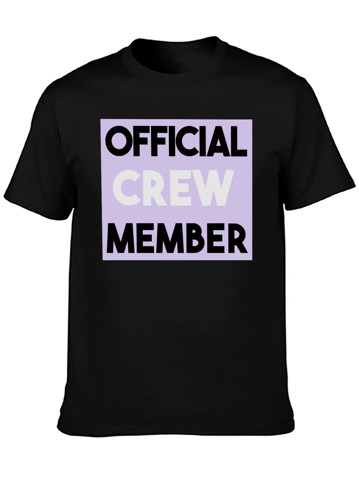 Official Crew Member Graphic Tee - Black
