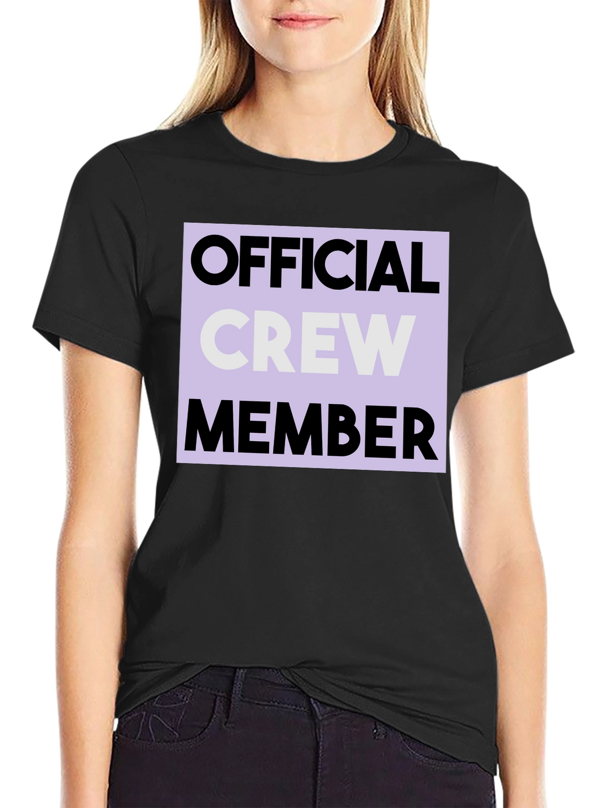 Official Crew Member Graphic Tee - Black
