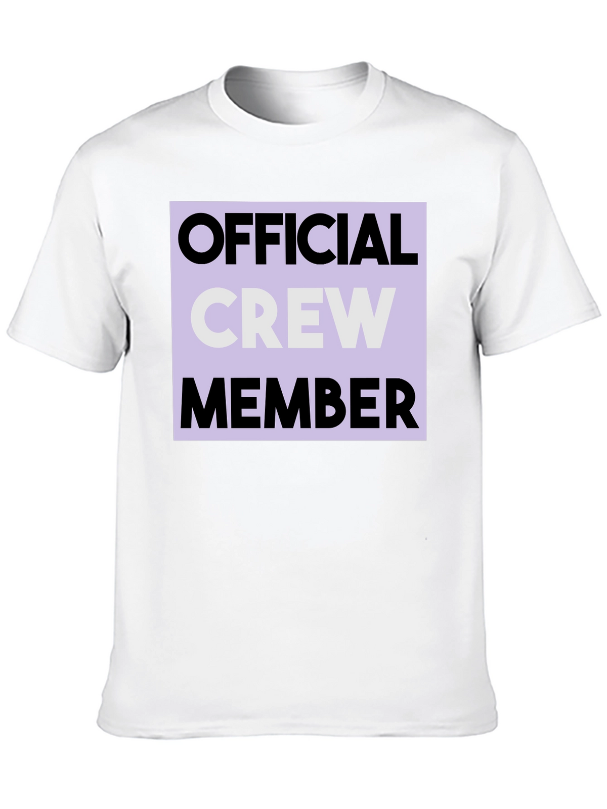 Official Crew Member Graphic Tee - Black