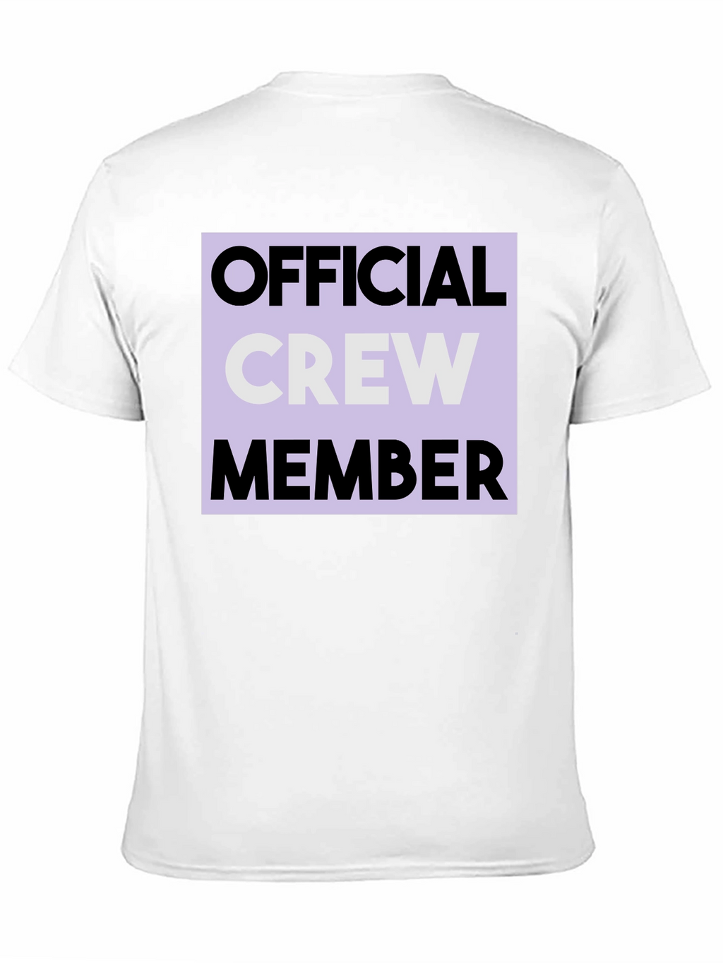 Official Crew Member Graphic Tee - Black