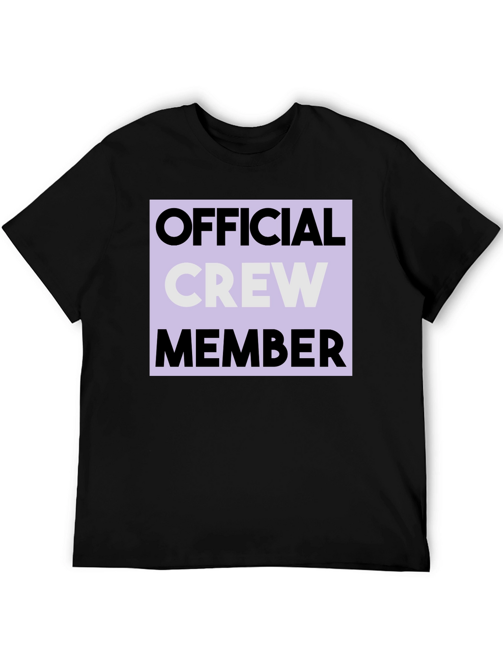 Official Crew Member Graphic Tee - Black