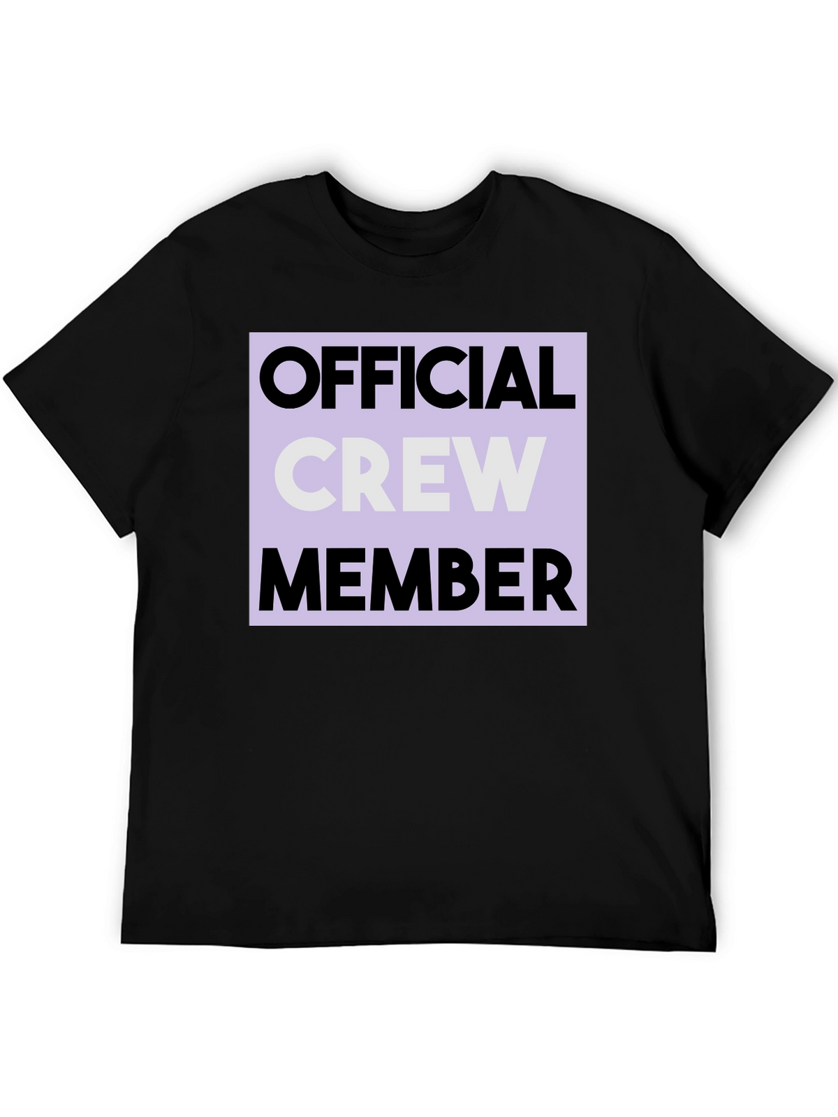 Official Crew Member Graphic Tee - Black