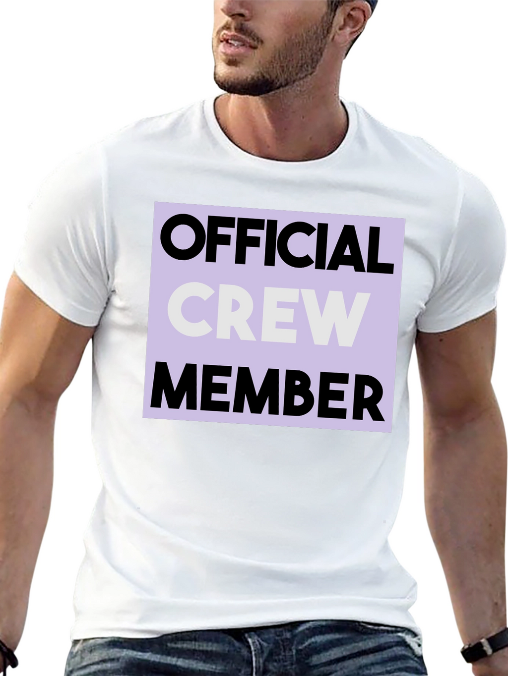 Official Crew Member Graphic Tee - Black