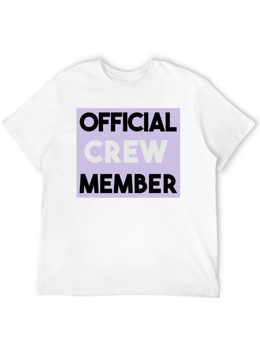 Official Crew Member Graphic Tee - Black