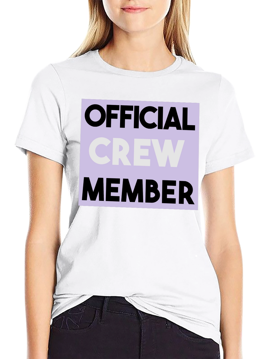 Official Crew Member Graphic Tee - Black