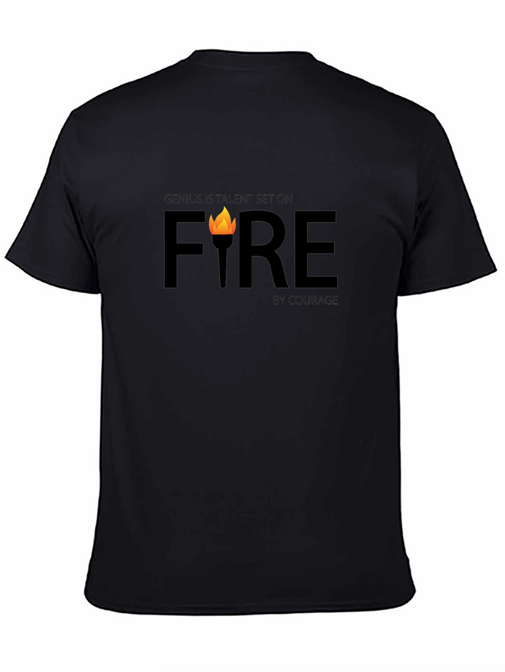 Genius Fire Graphic Tee - Inspiring & Bold