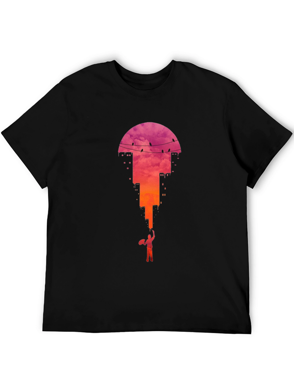 Sunset Cityscape Graphic Tee