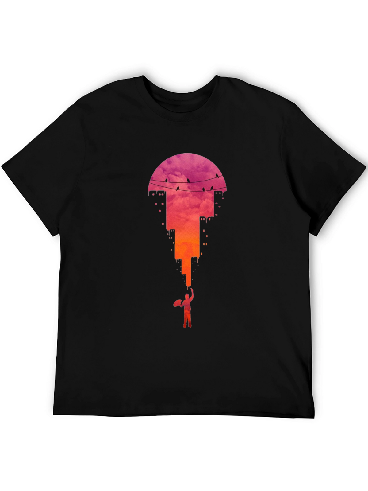 Sunset Cityscape Graphic Tee