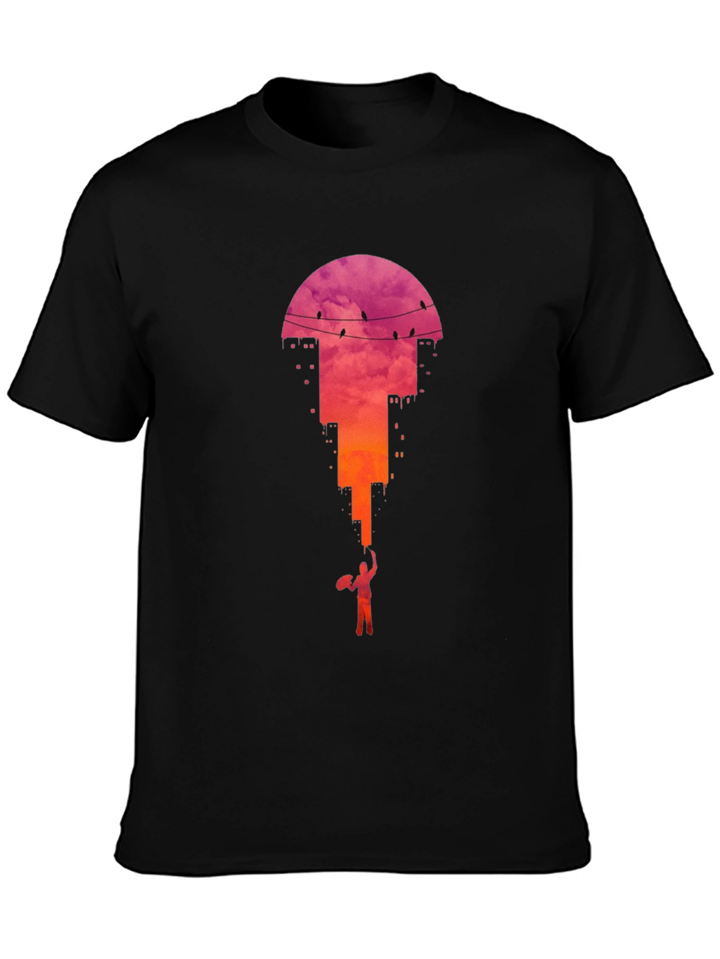 Sunset Cityscape Graphic Tee
