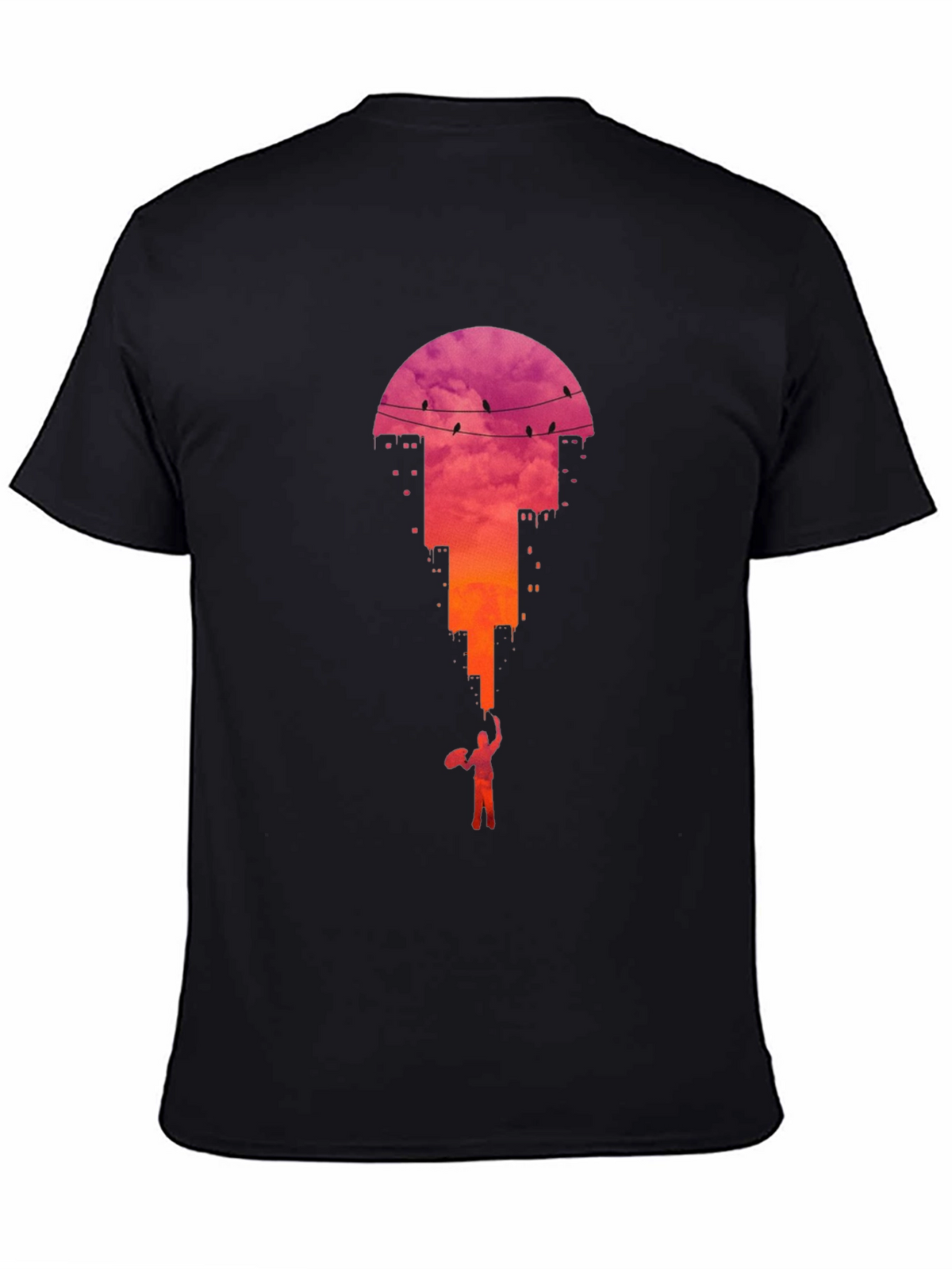 Sunset Cityscape Graphic Tee