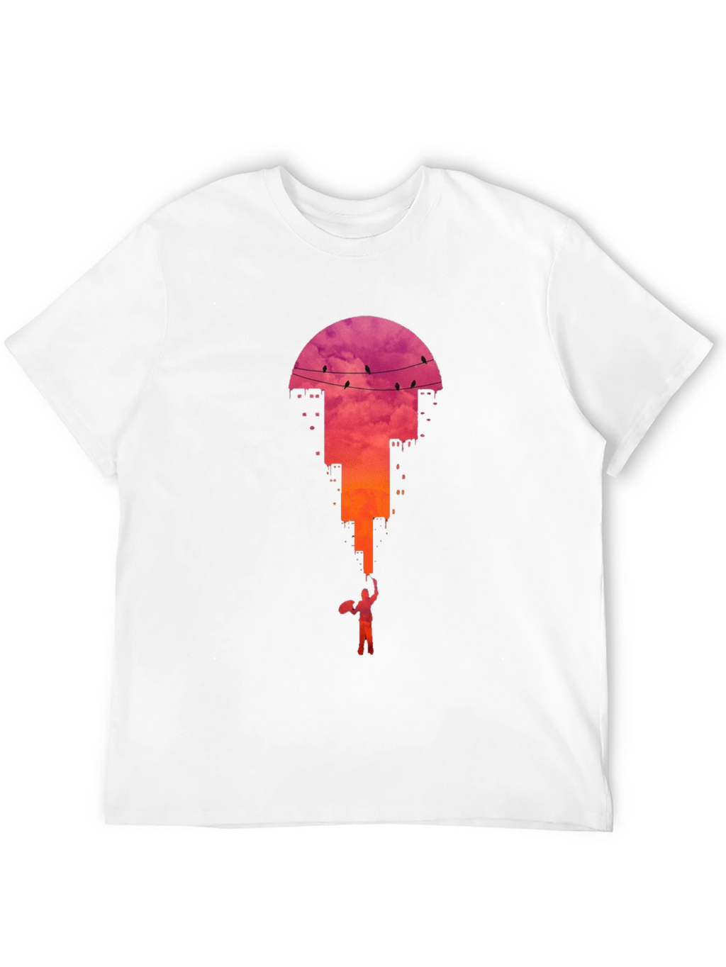Sunset Cityscape Graphic Tee