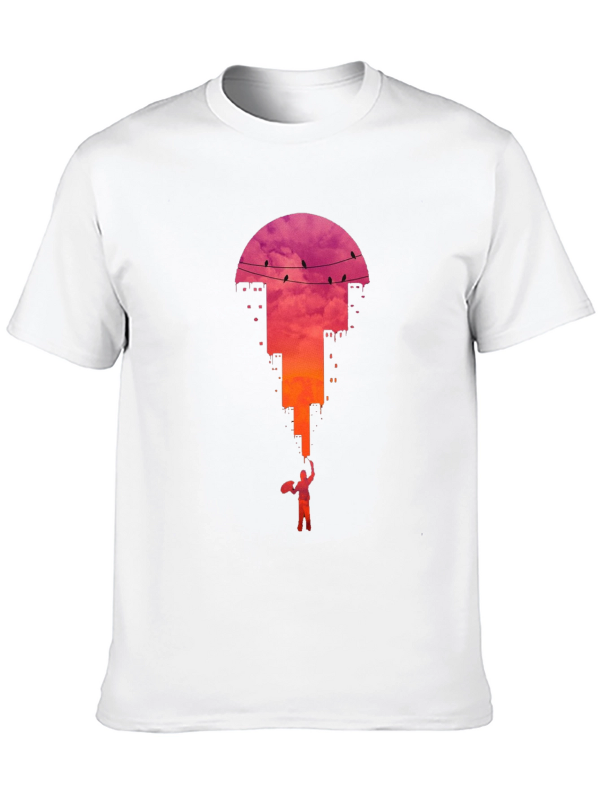 Sunset Cityscape Graphic Tee