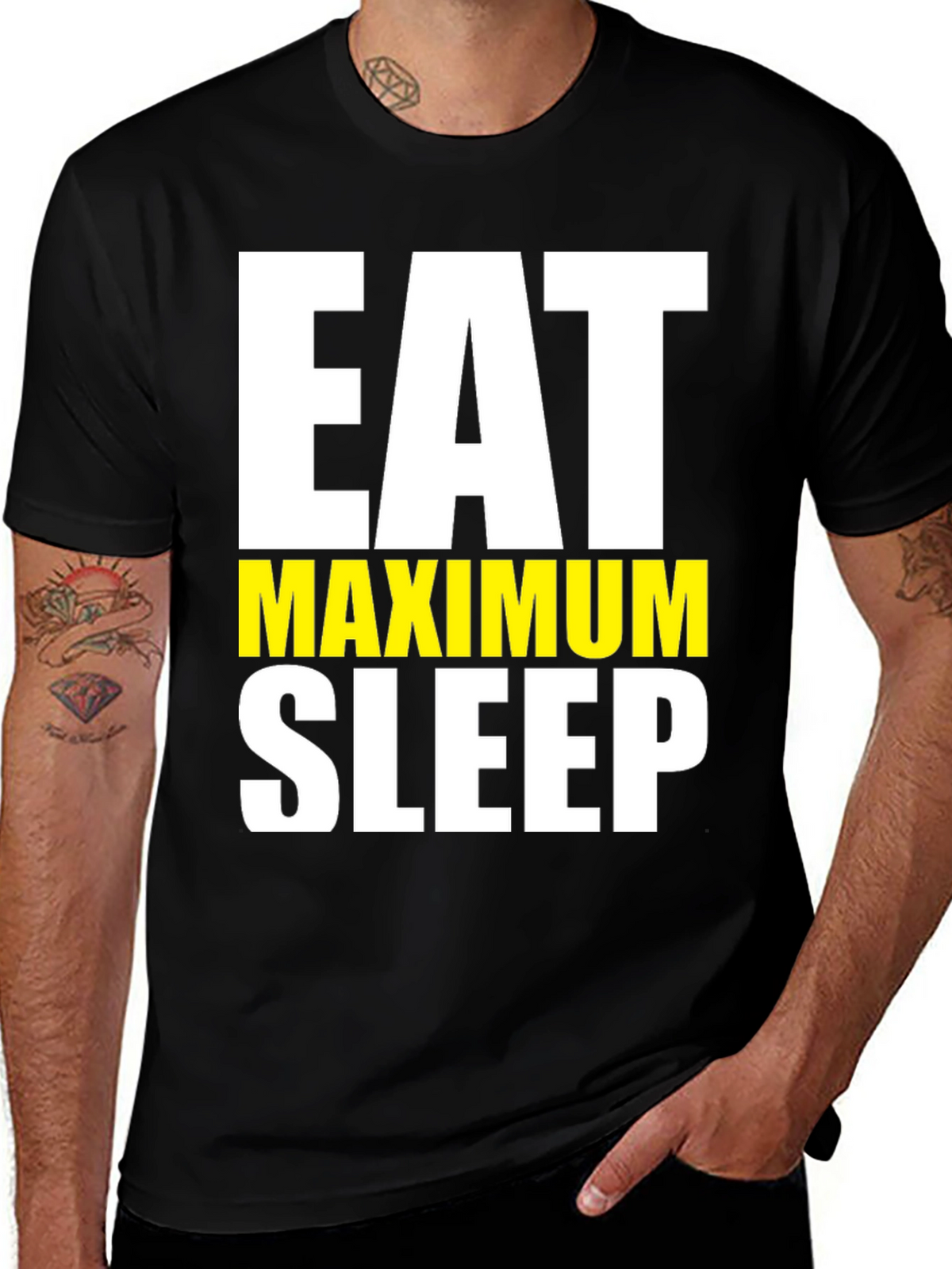 Eat Maximum Sleep T-Shirt