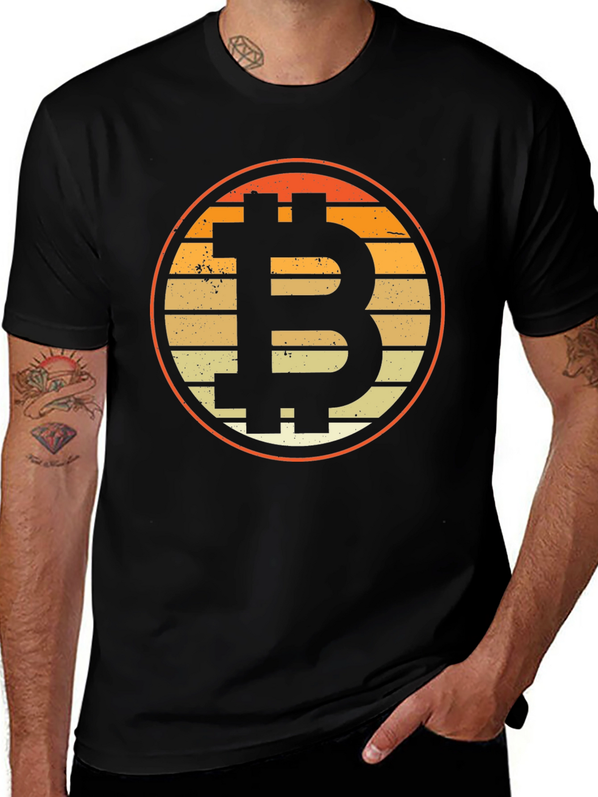 Bitcoin Retro T-Shirt - Crypto Currency Tee