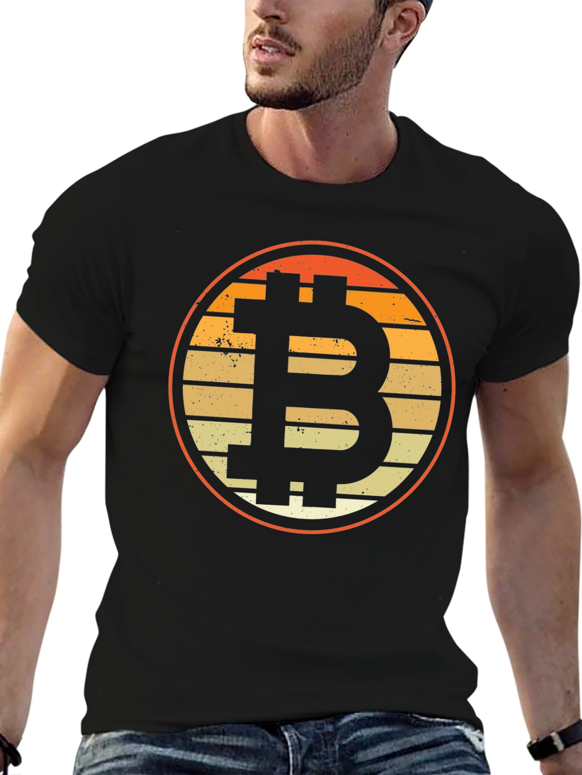 Bitcoin Retro T-Shirt - Crypto Currency Tee