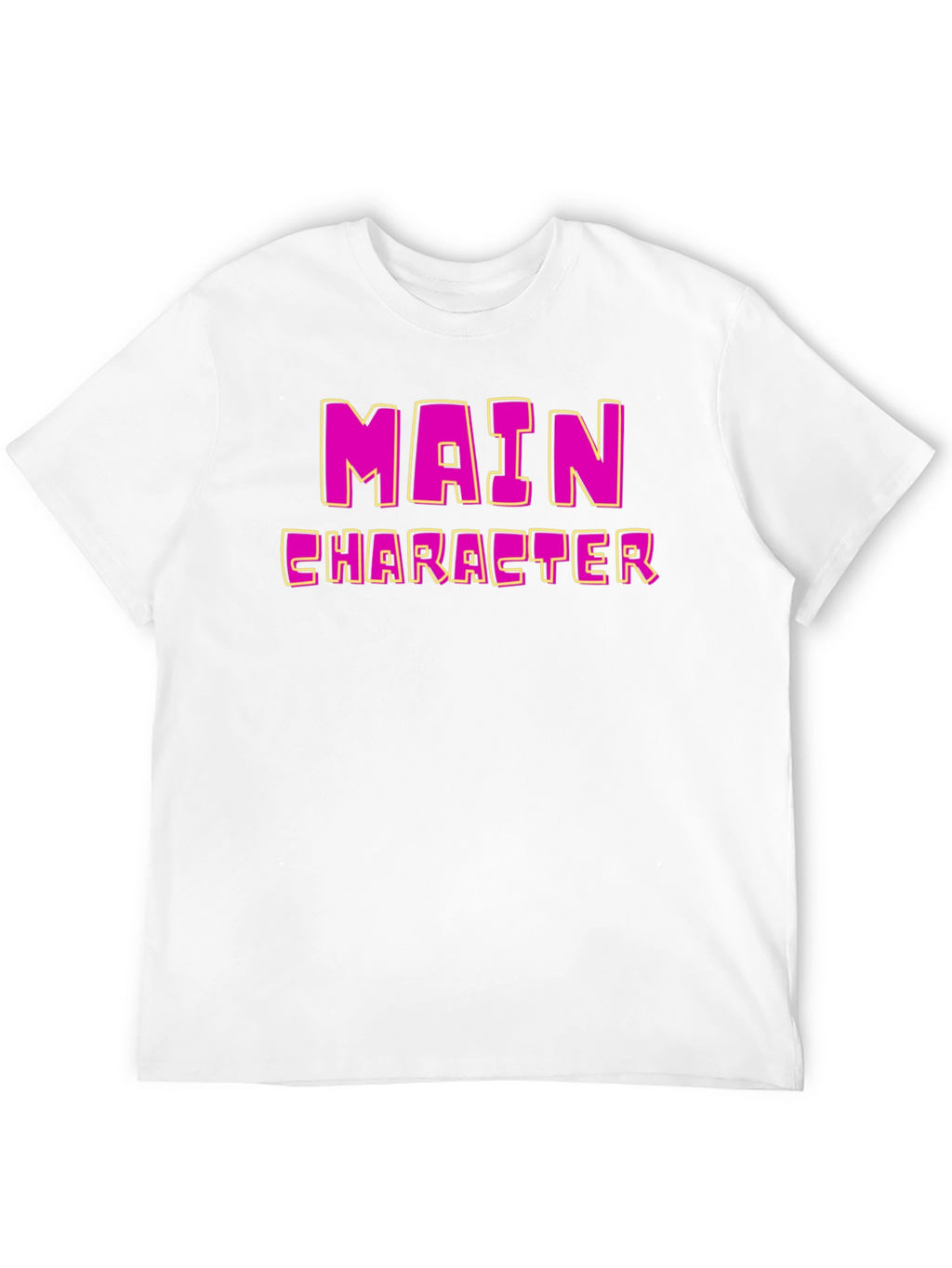 Main Character Graphic Tee - Black