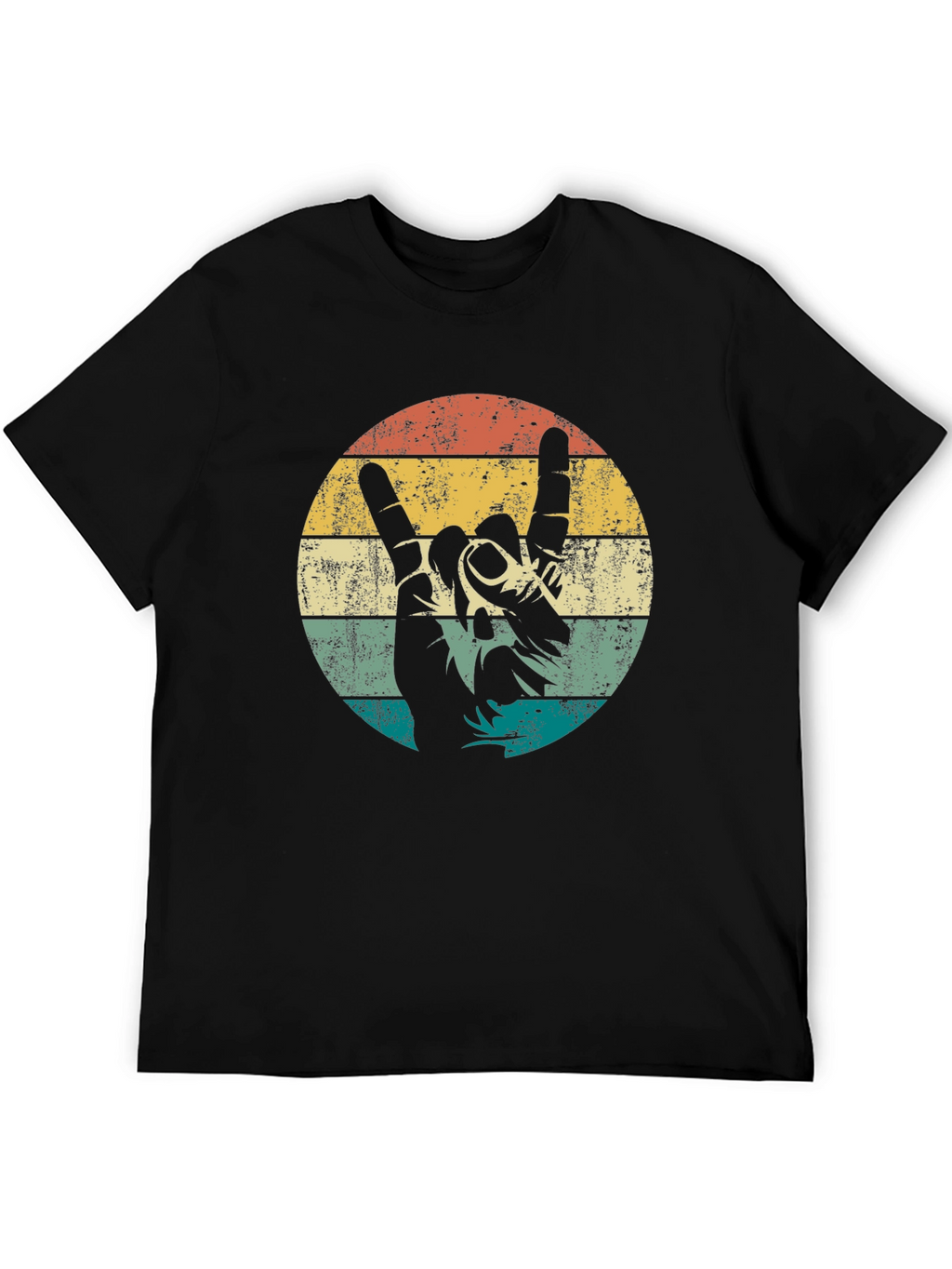 Retro Rock On Graphic T-Shirt
