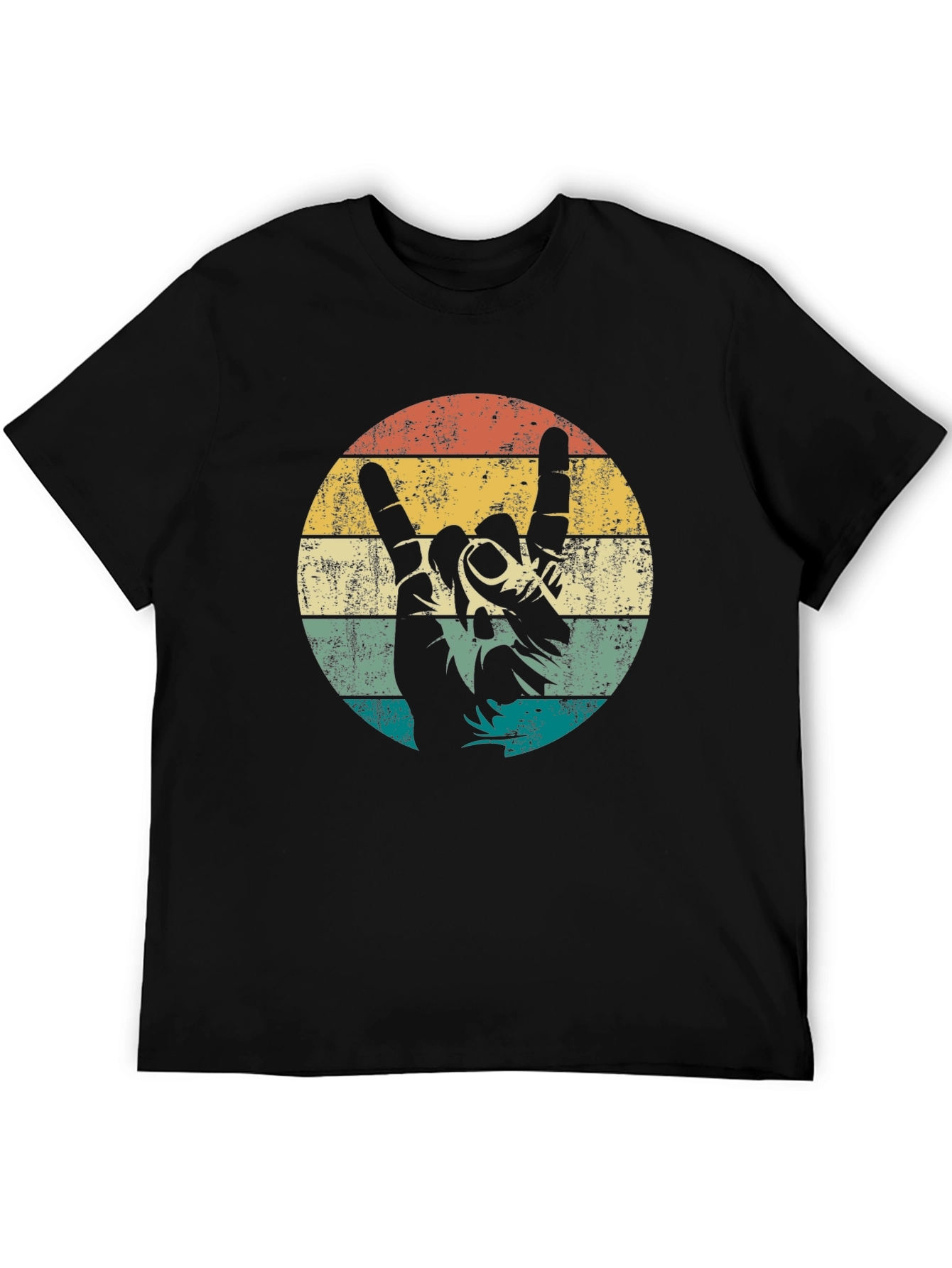 Retro Rock On Graphic T-Shirt