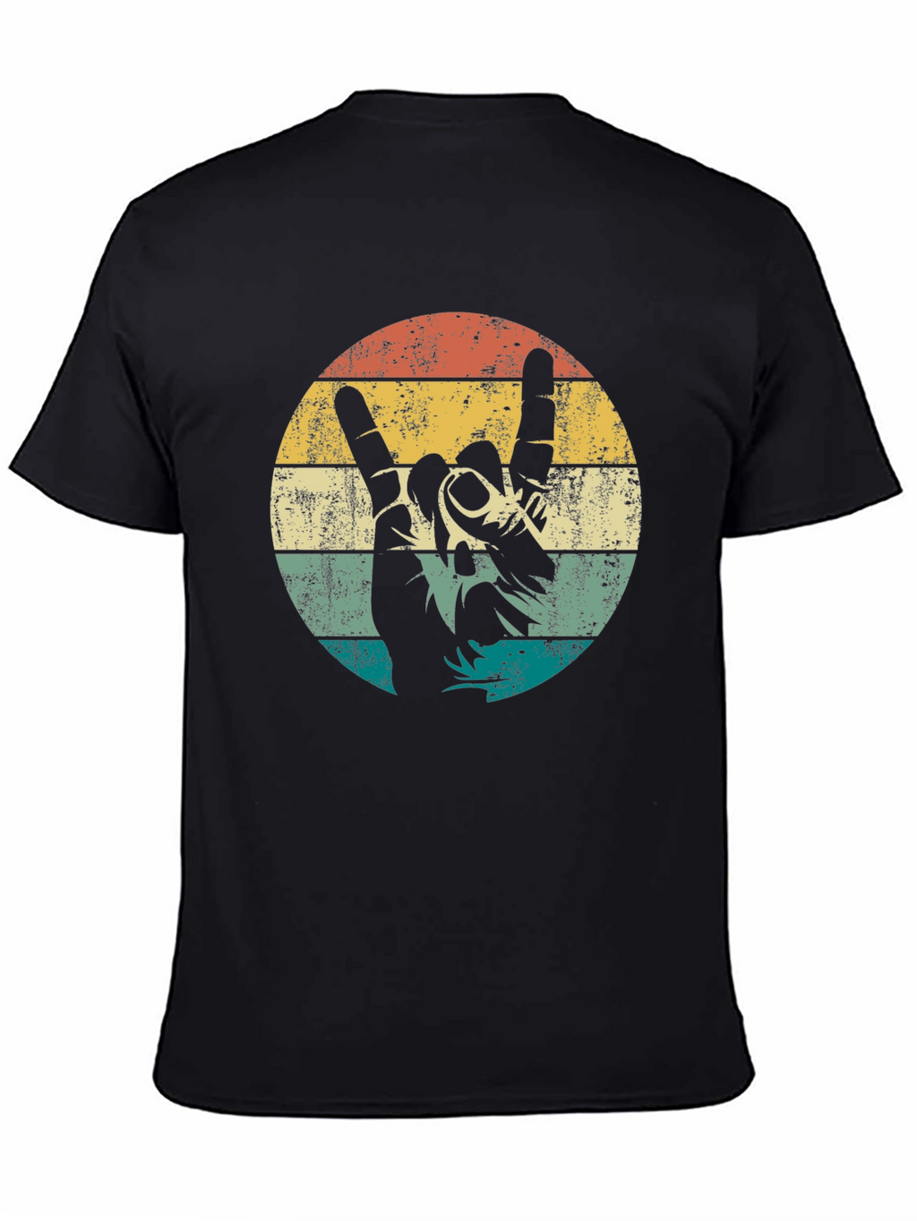 Retro Rock On Graphic T-Shirt