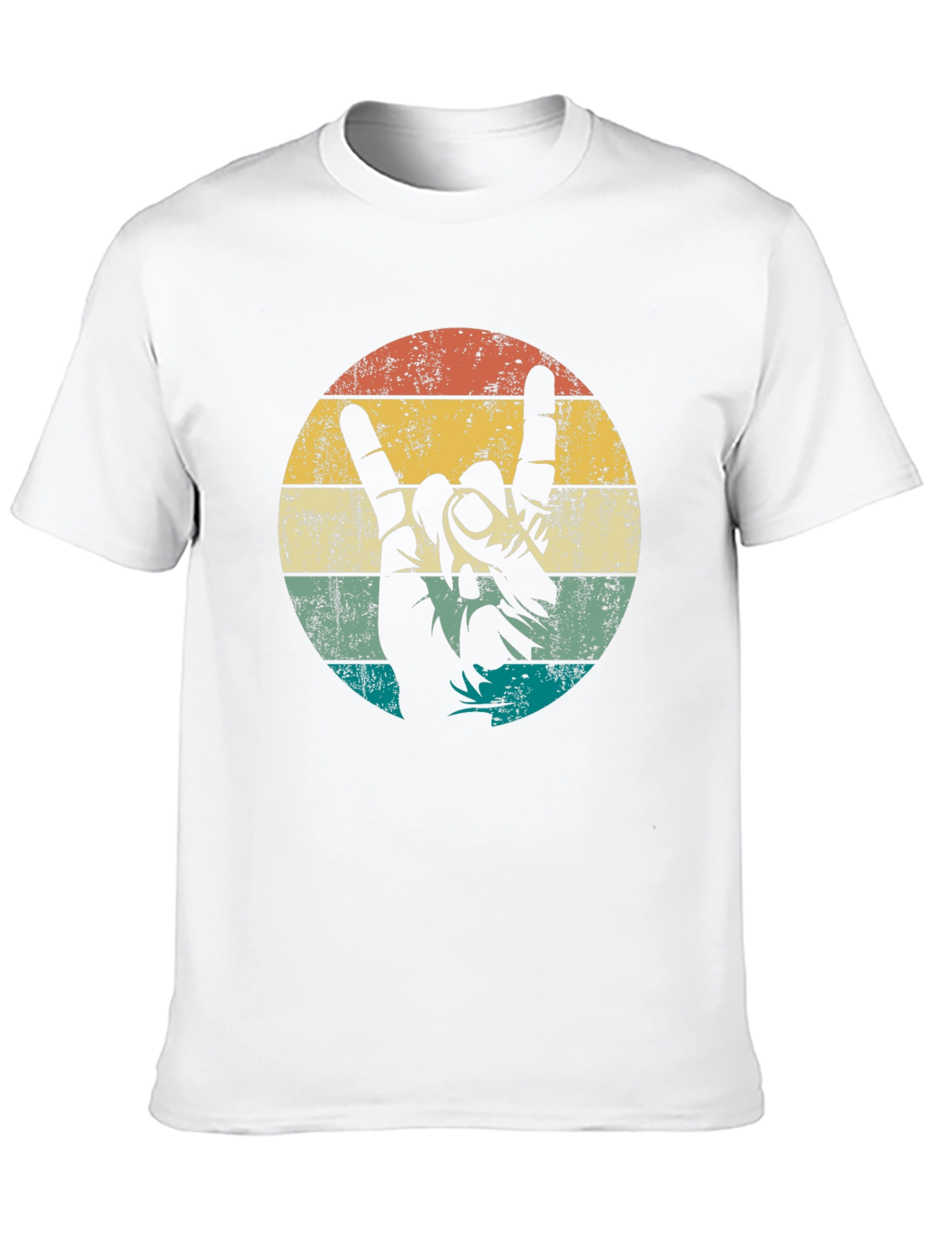 Retro Rock On Graphic T-Shirt