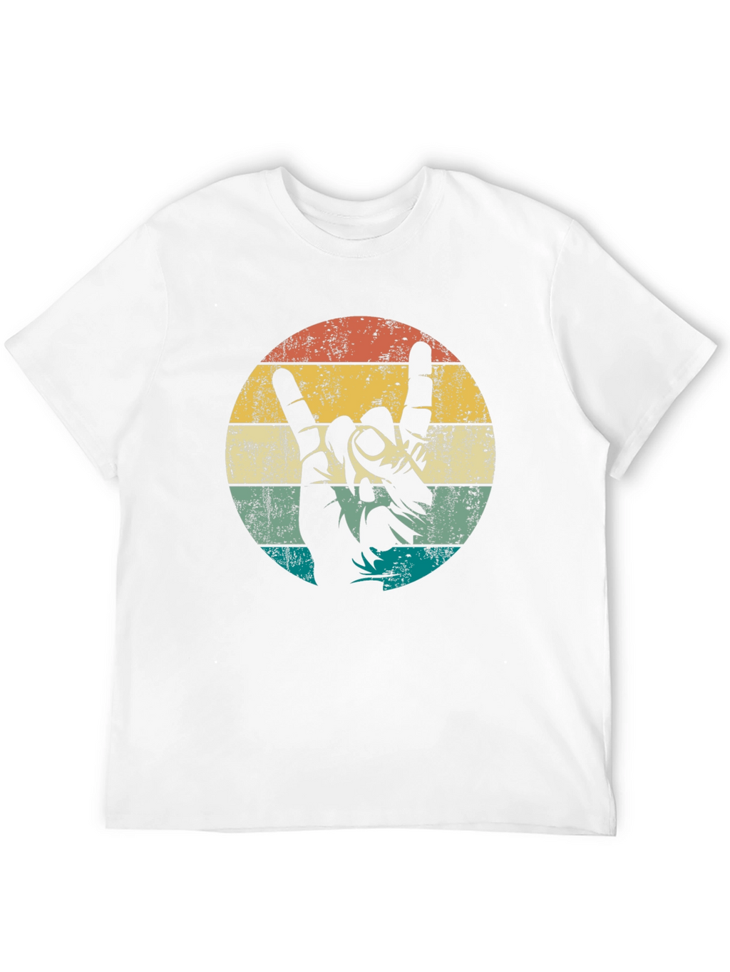 Retro Rock On Graphic T-Shirt