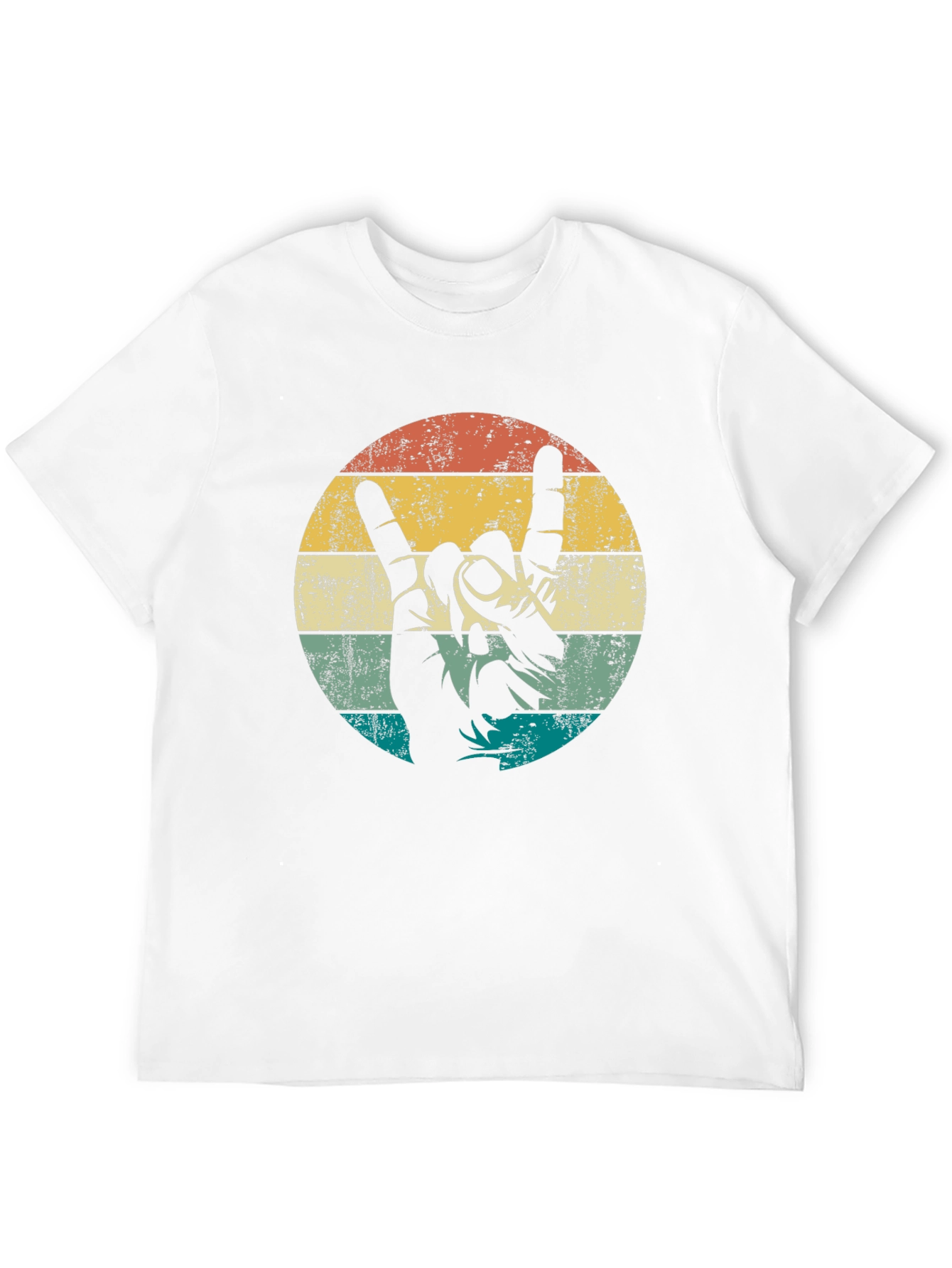 Retro Rock On Graphic T-Shirt