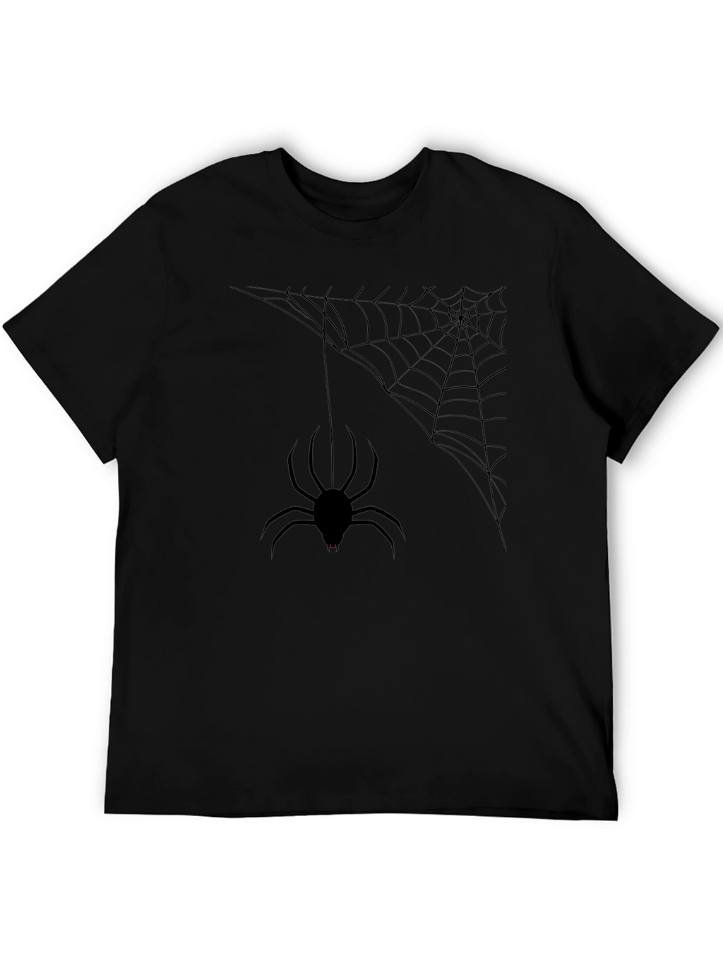 Spider Web Graphic Tee - Halloween Style