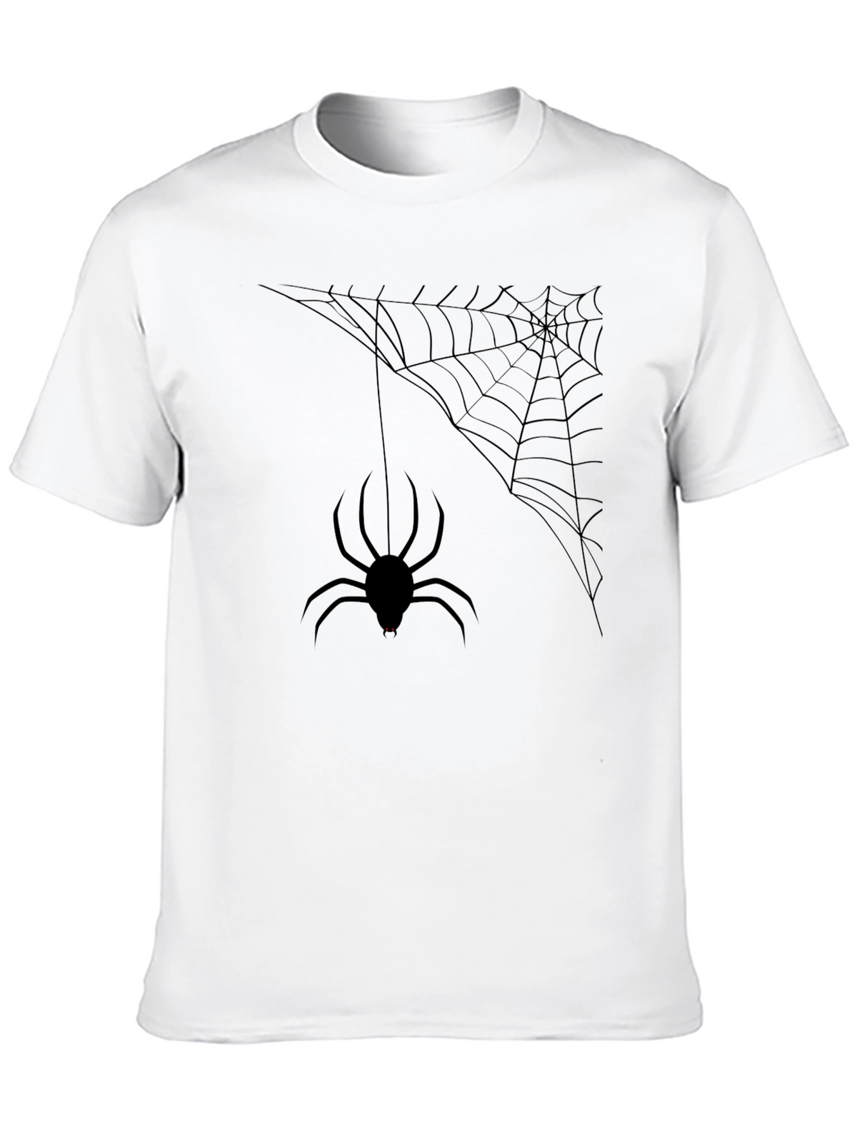 Spider Web Graphic Tee - Halloween Style