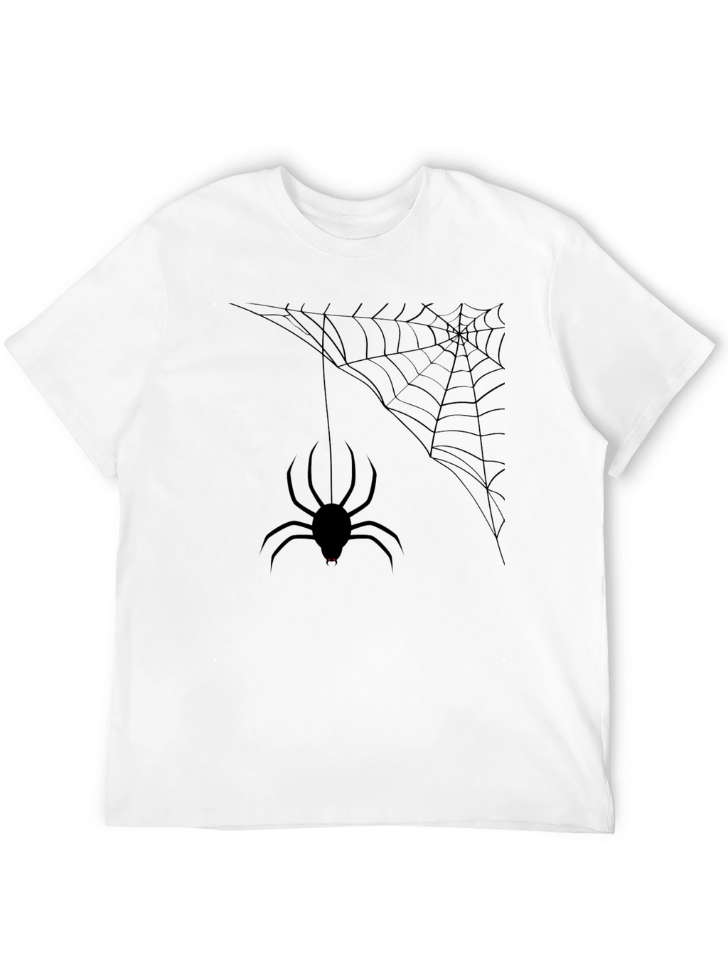 Spider Web Graphic Tee - Halloween Style