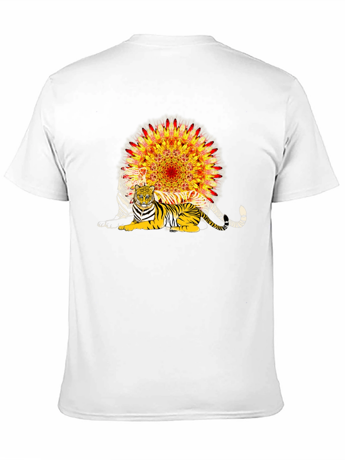 Tiger Mandala Graphic T-Shirt