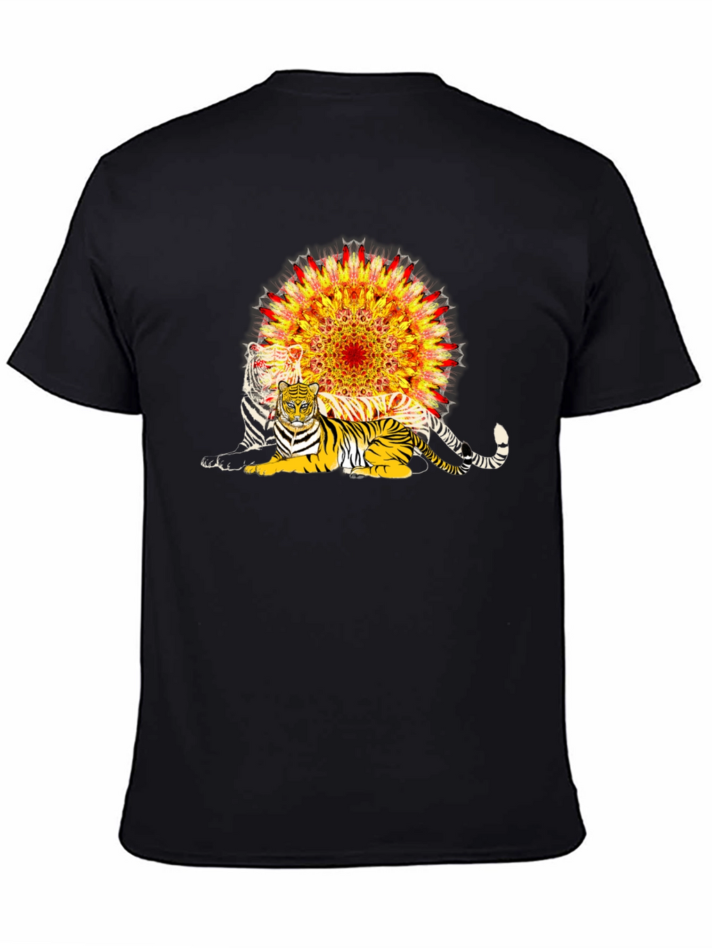 Tiger Mandala Graphic T-Shirt