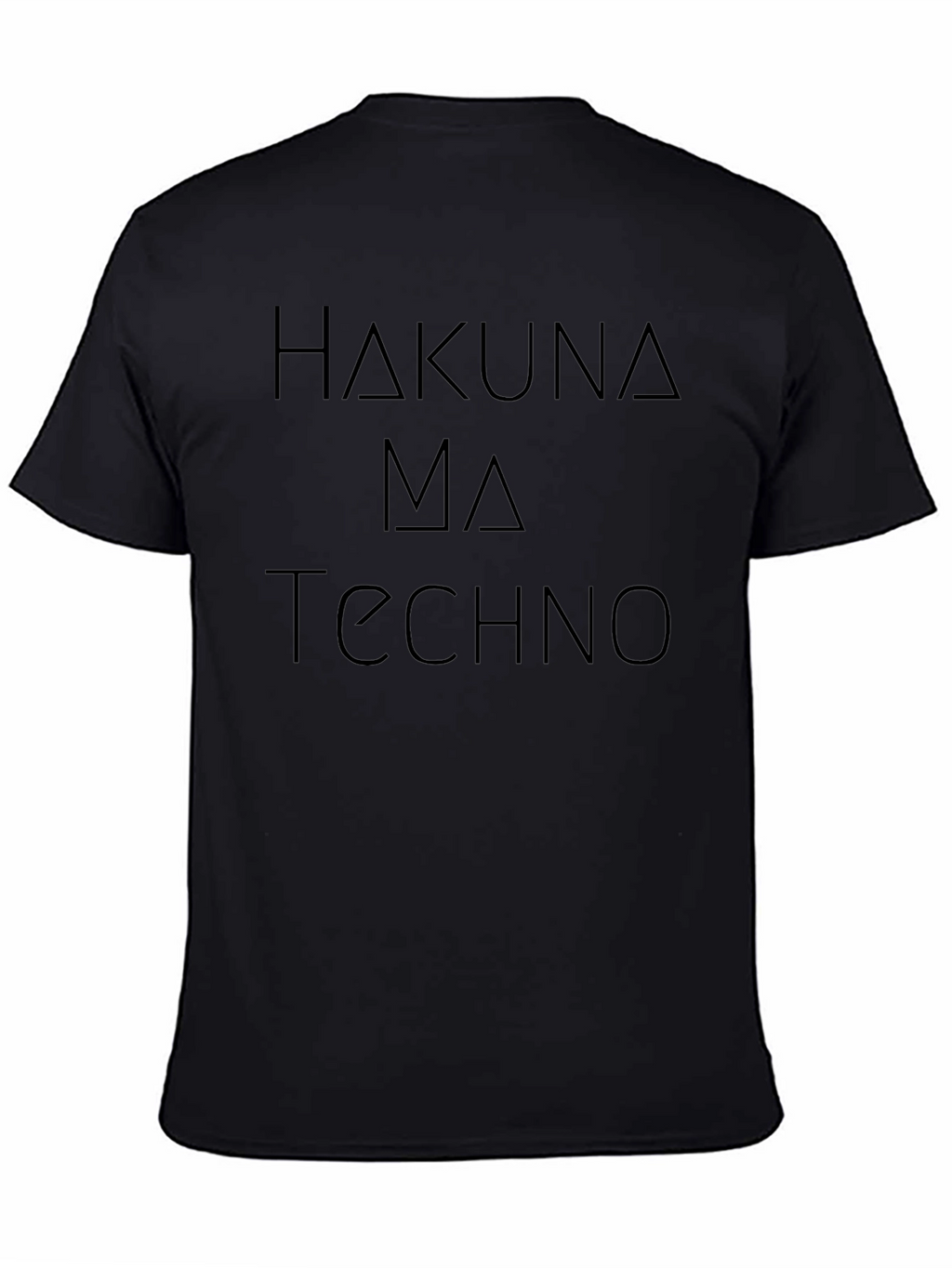Hakuna Ma Techno Black Graphic Tee
