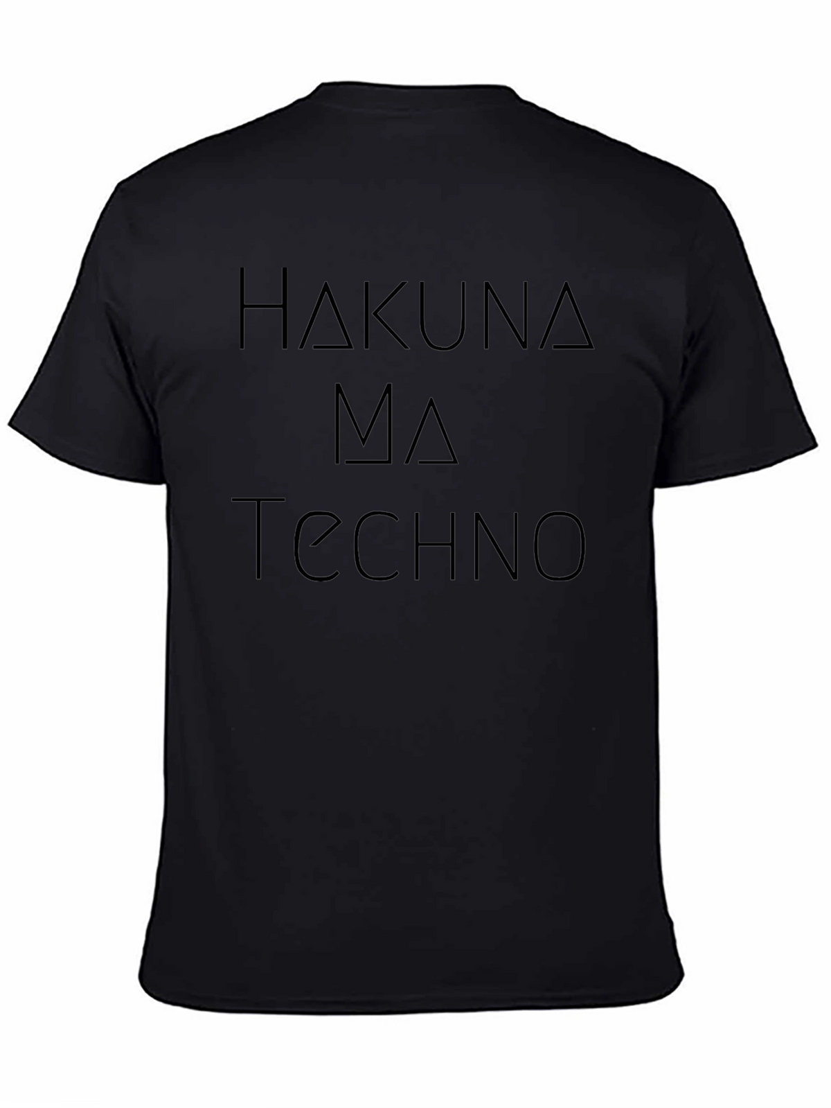 Hakuna Ma Techno Black Graphic Tee