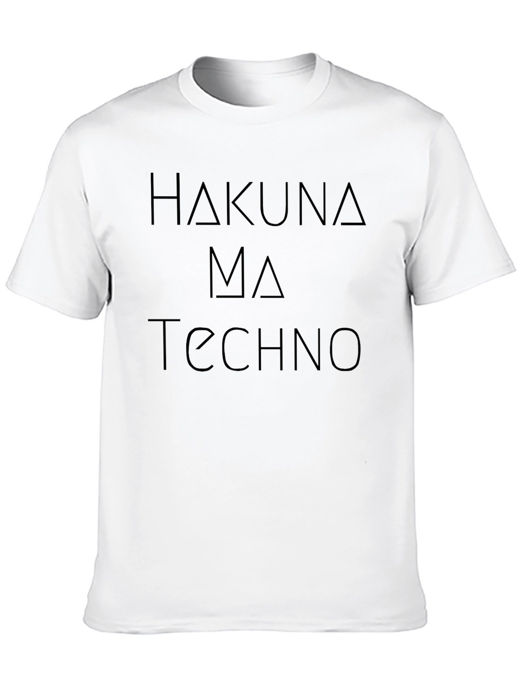 Hakuna Ma Techno Black Graphic Tee
