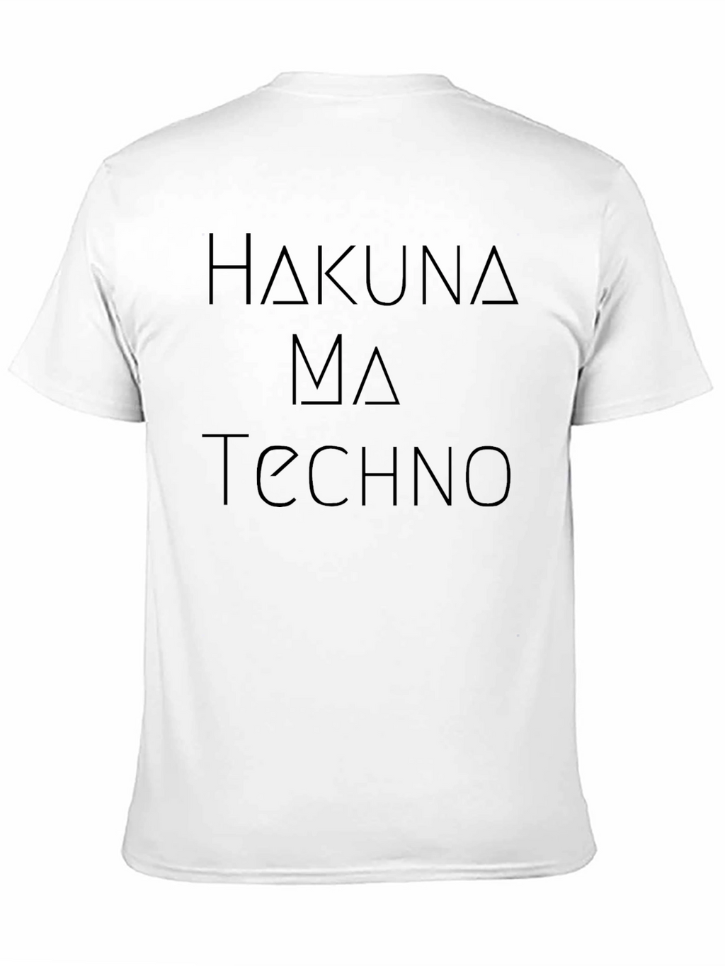 Hakuna Ma Techno Black Graphic Tee