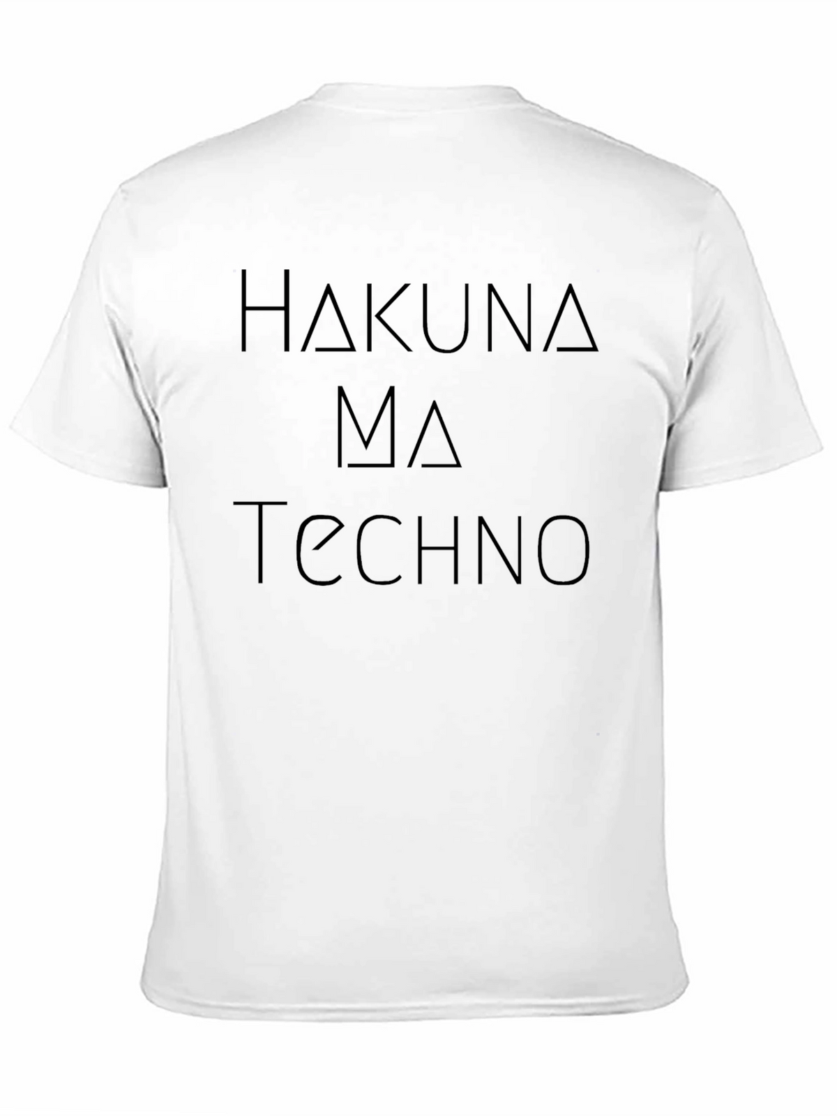 Hakuna Ma Techno Black Graphic Tee