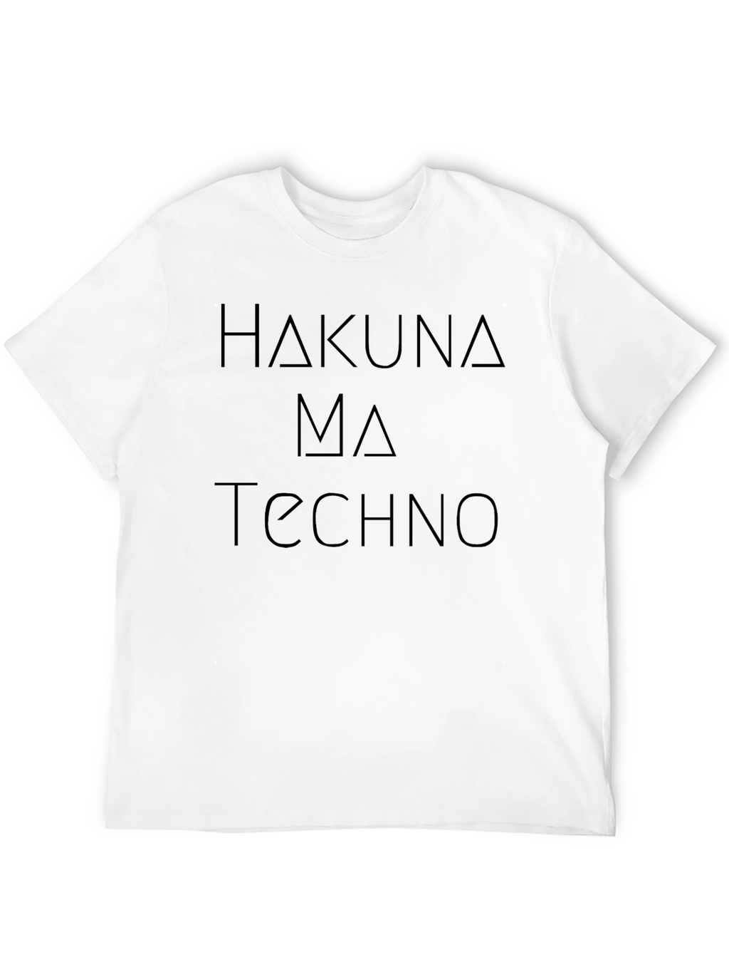 Hakuna Ma Techno Black Graphic Tee