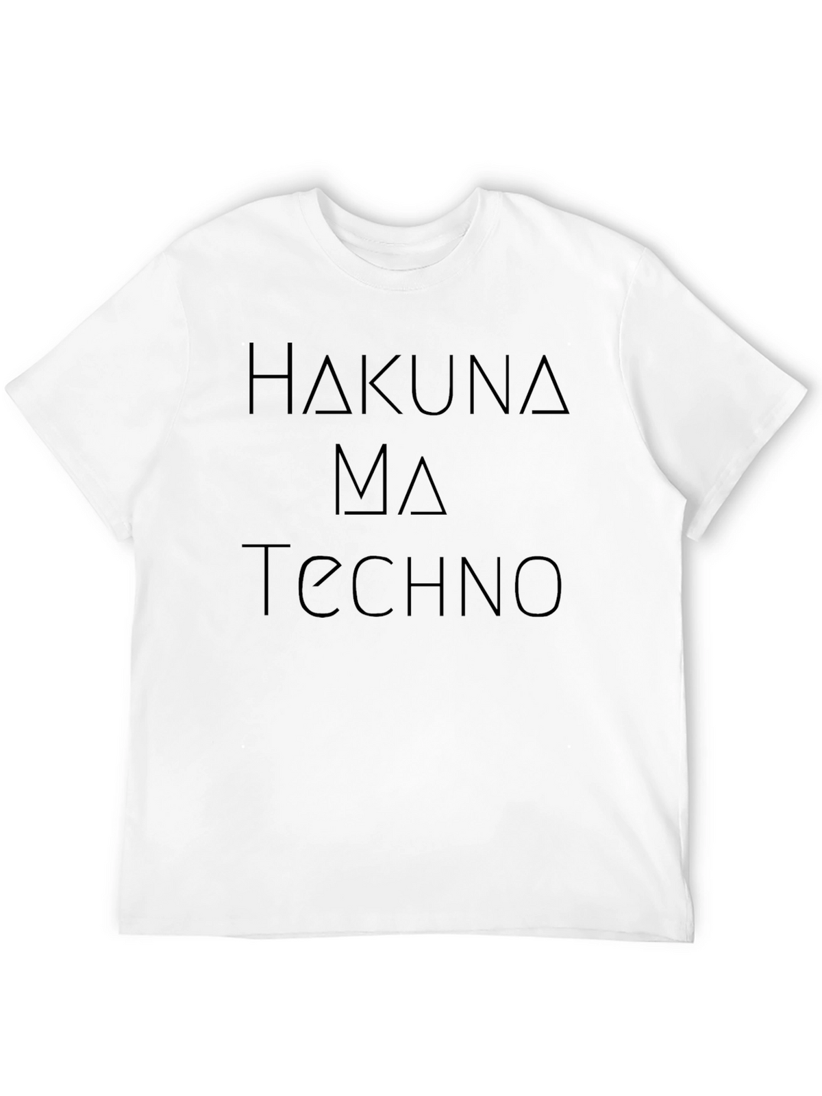 Hakuna Ma Techno Black Graphic Tee