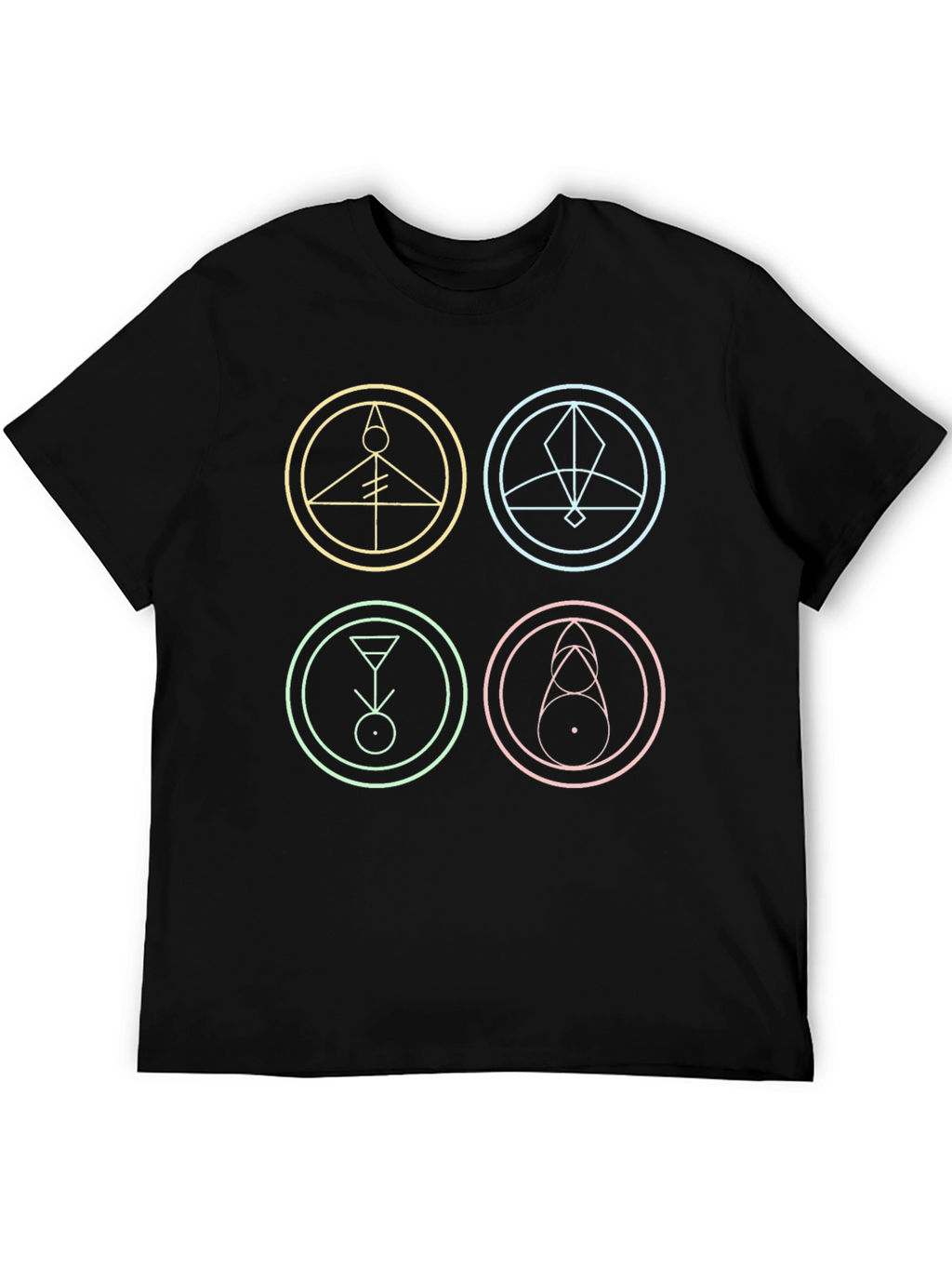 Mystic Symbols Black T-Shirt