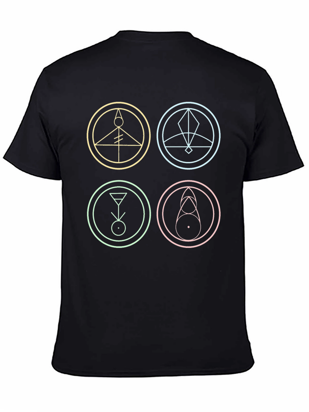 Mystic Symbols Black T-Shirt