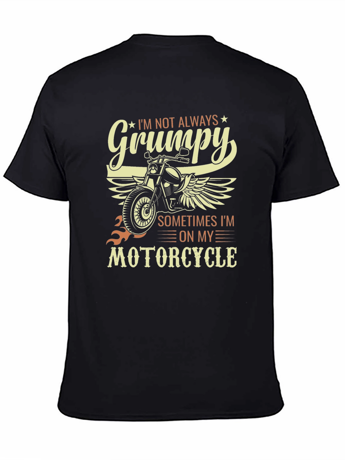 Grumpy Motorcycle T-Shirt - Biker Tee