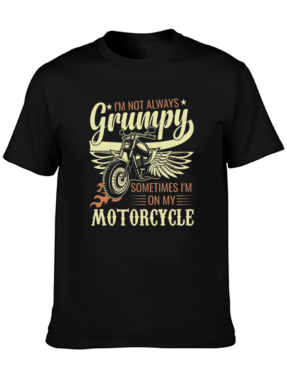 Grumpy Motorcycle T-Shirt - Biker Tee