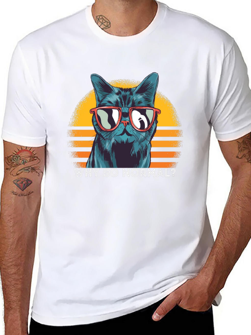 Cool Cat T-Shirt: Why So Normal?
