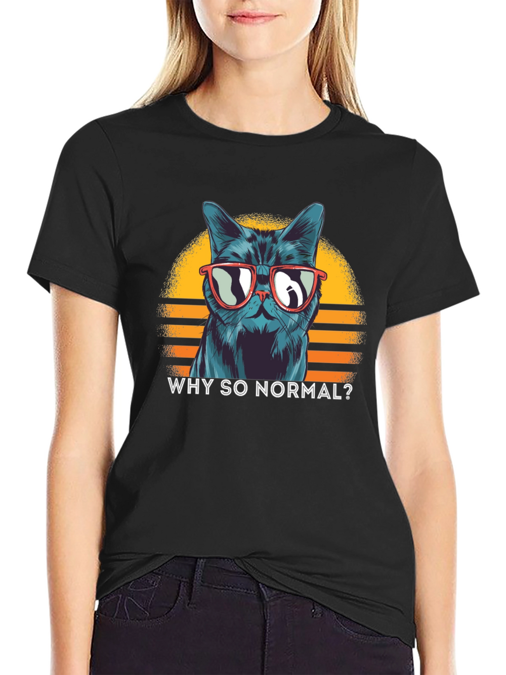 Cool Cat T-Shirt: Why So Normal?
