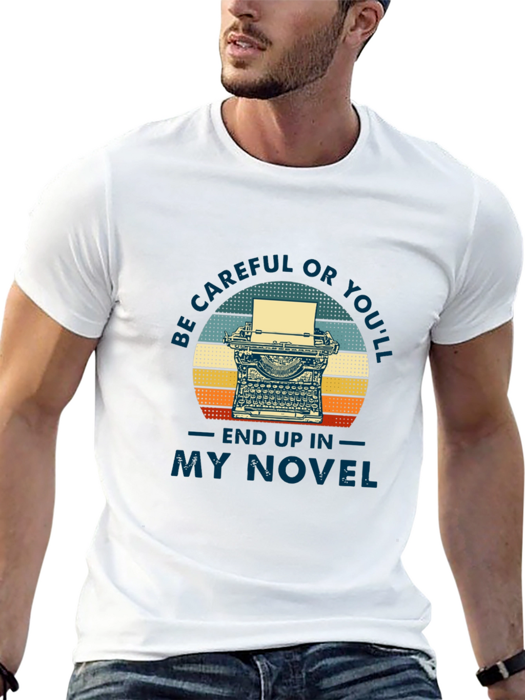 Writers Novel T-Shirt - Be Careful