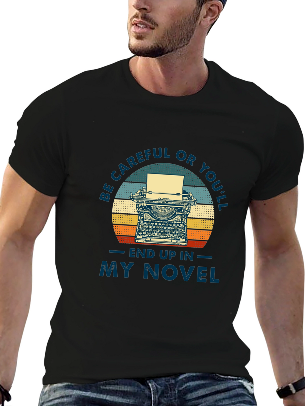 Writers Novel T-Shirt - Be Careful