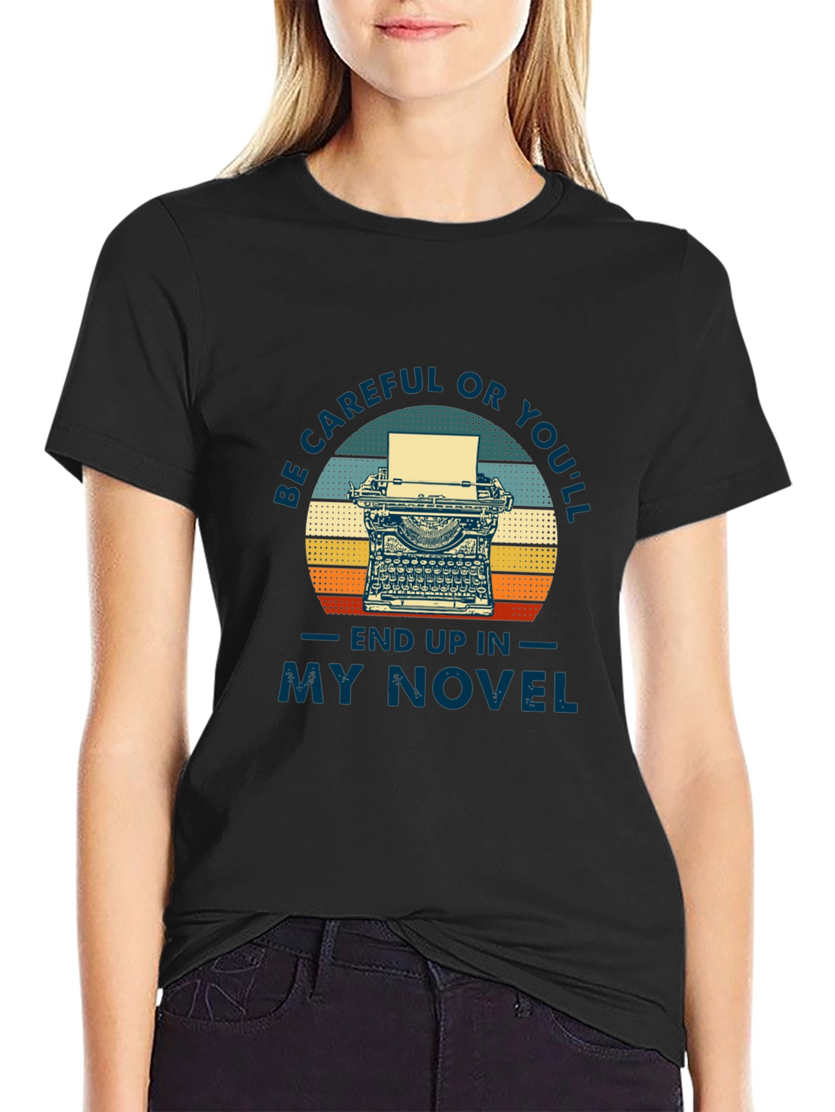 Writers Novel T-Shirt - Be Careful