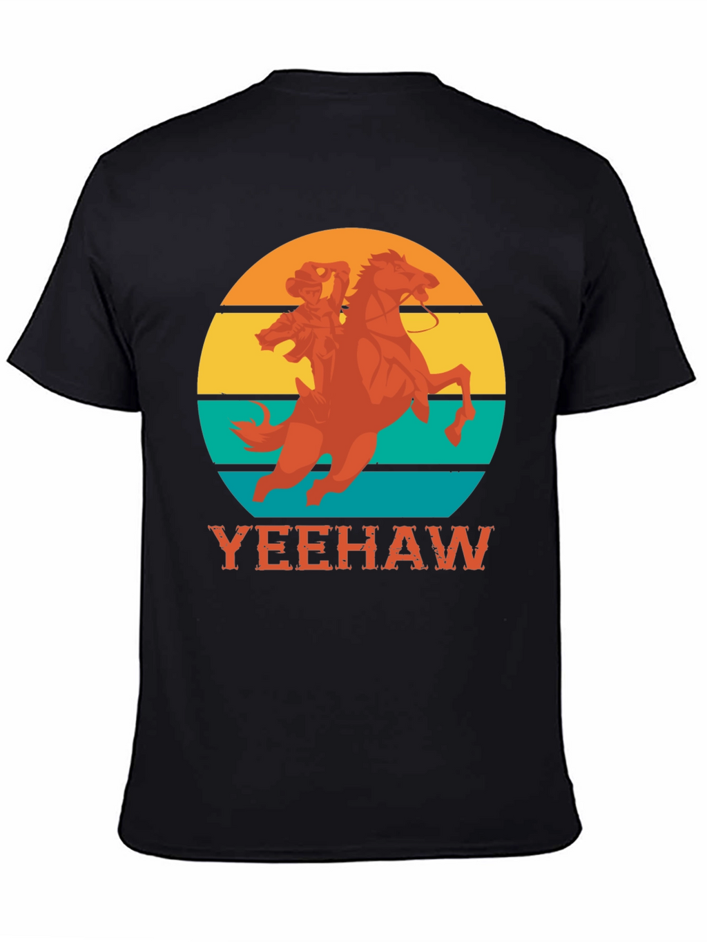 Yeehaw Cowboy Horse Graphic Tee