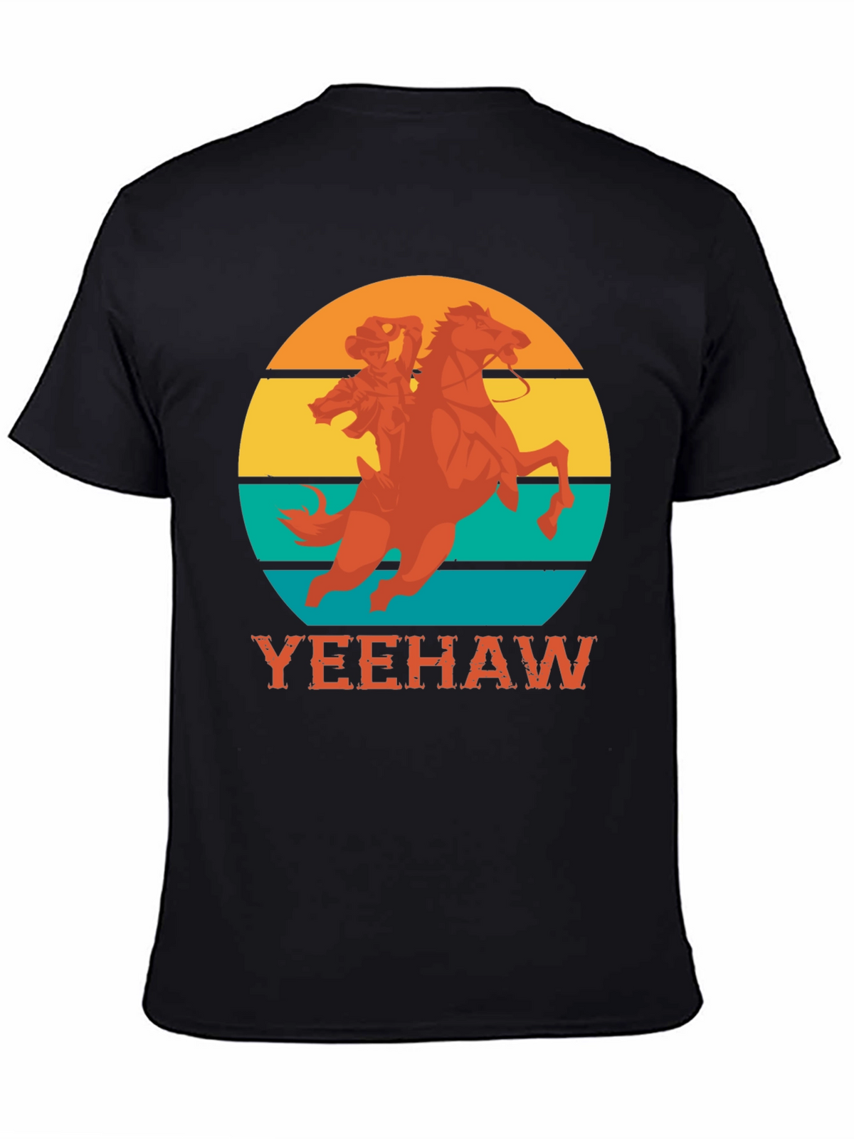Yeehaw Cowboy Horse Graphic Tee