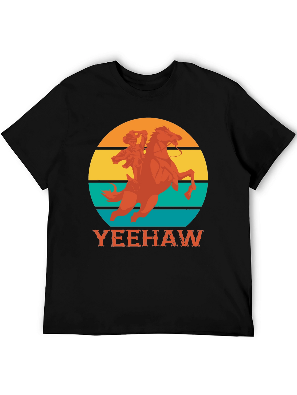 Yeehaw Cowboy Horse Graphic Tee